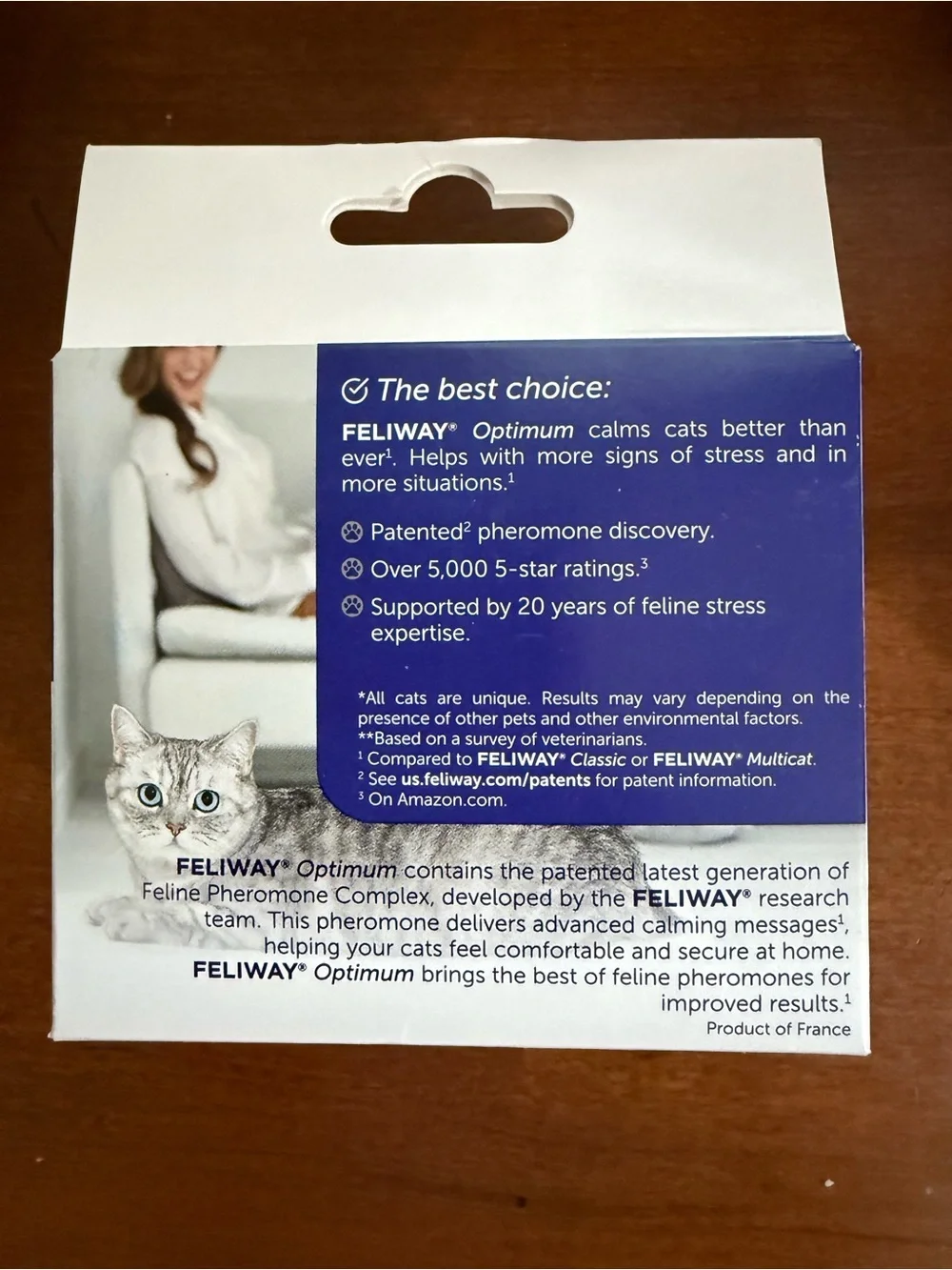 NIB Feliway Optimum Happy Family Enhanced Calming 2 Pack Refill